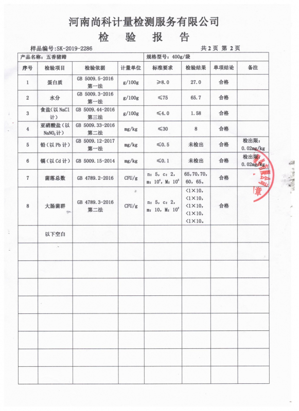 檢驗報告