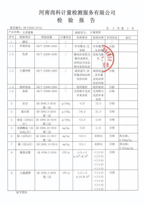 檢驗報告